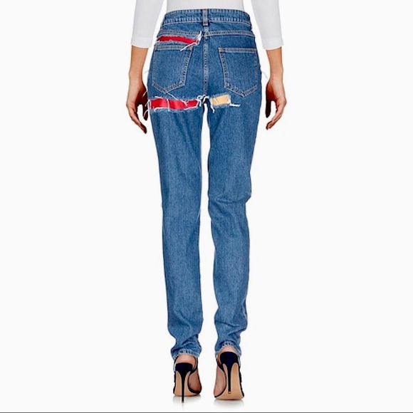 🔥🎉 HOST PICK 🎉🔥 Jeremy Scott Multicolor Patchwork Jeans - Picture 3 of 10